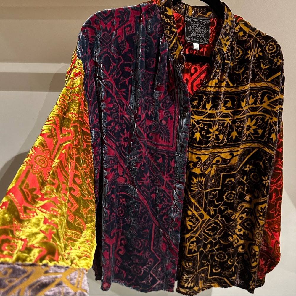 Johnny Was Frida Button Blouse